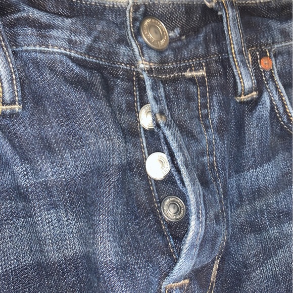 All Saints Iggy slim fit Sz30 button fly dark wash denim jeans - Picture 4 of 6